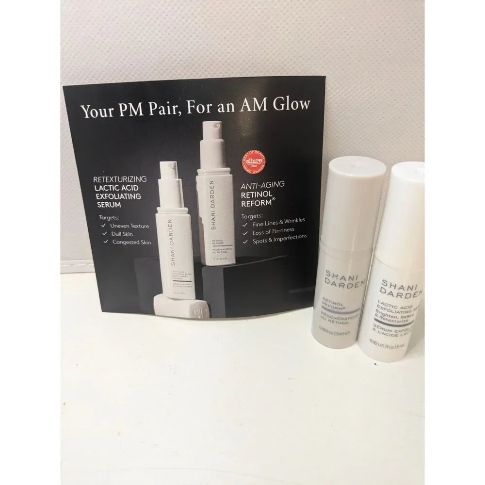 ⭐3/$30⭐ Shani Darden Lactic Acid Serum & Retinol Reform Sample Set